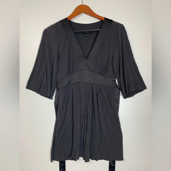 Express Women’s Babydoll Blouse Medium Witchycore Fairycore 06’ Satin Tie Flawed - Picture 1 of 15